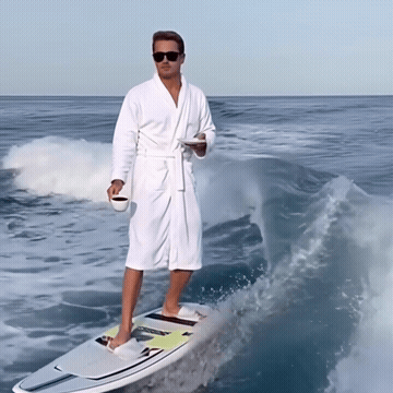 E-foiling near Ocean Park — one of the excursions guests book